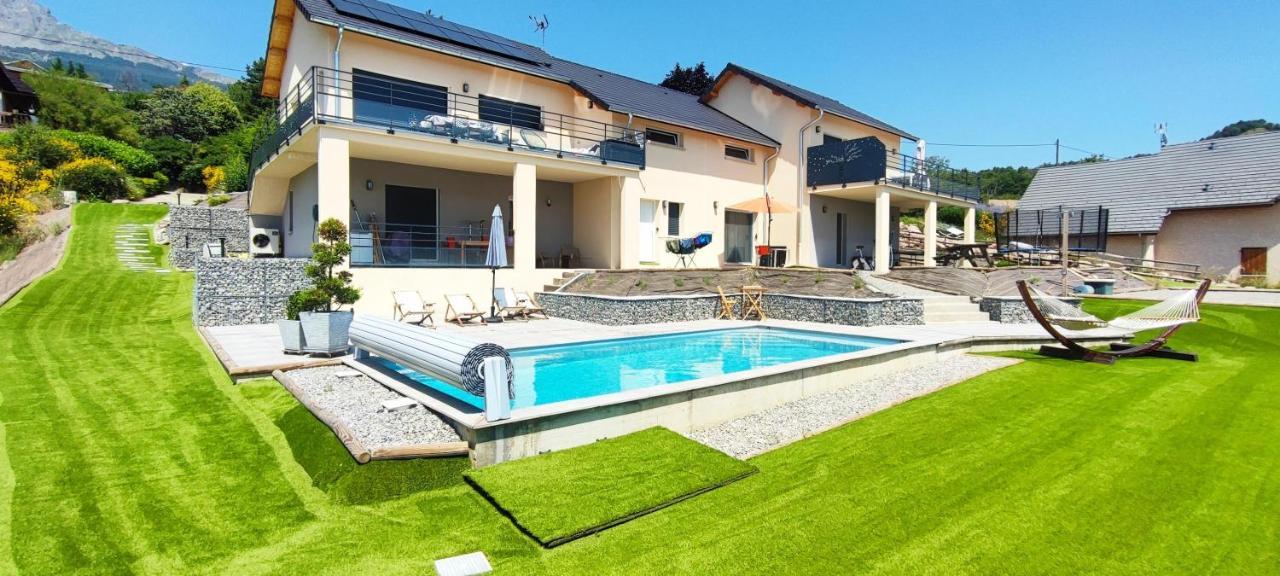 Chambre Vue Lac Av Piscine Prunieres Bagian luar foto